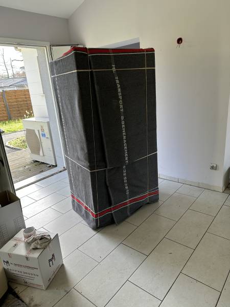 Frigo américain emballer sous couverture a SAINT AUBIN MÉDOC En gironde 