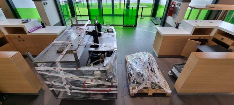 ML TRANSPORT & DEMENAGEMENT préparation avant chargement