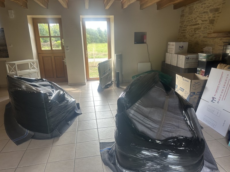 PREPARATION AVANT CHARGEMENT PAR ML TRANSPORT ET DEMENAGEMENT 