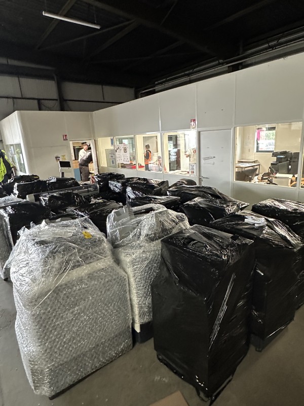 Prestation de transport de matériel bureautique pour le groupe IGC en Gironde