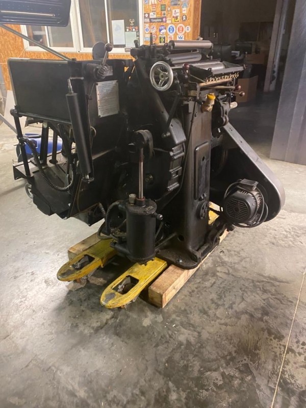 Transfert de machine réalisé par ml transport & demenagement 