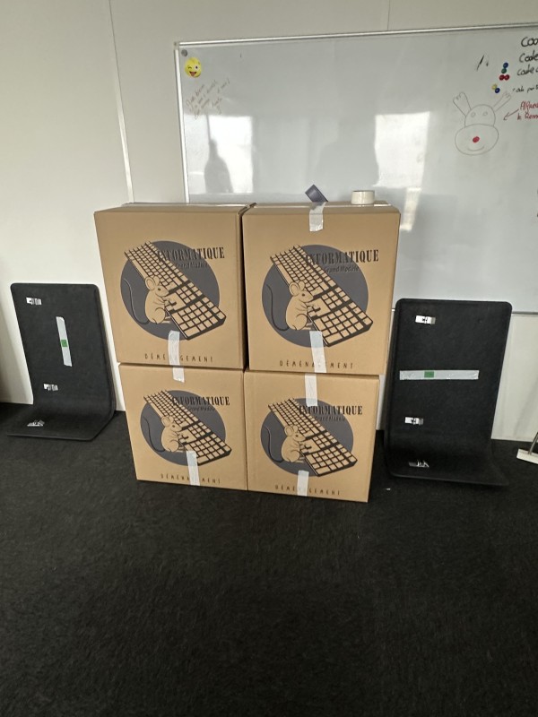 Emballage du matériel informatique par une société de déménagement à Bordeaux 