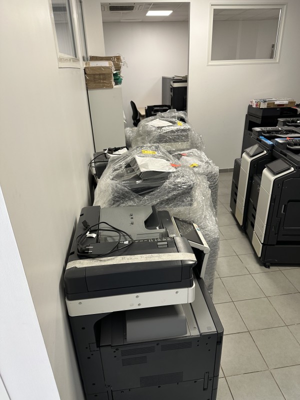 Déménagement de matériel bureautique : transport d’imprimantes pour IGC entre Beychac-et-Caillau et Bassens